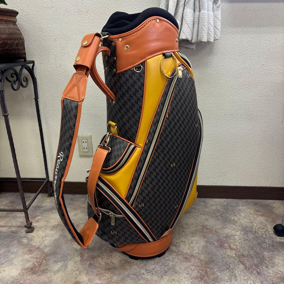 レザレクション　キャディバッグ イエロー&ブラック