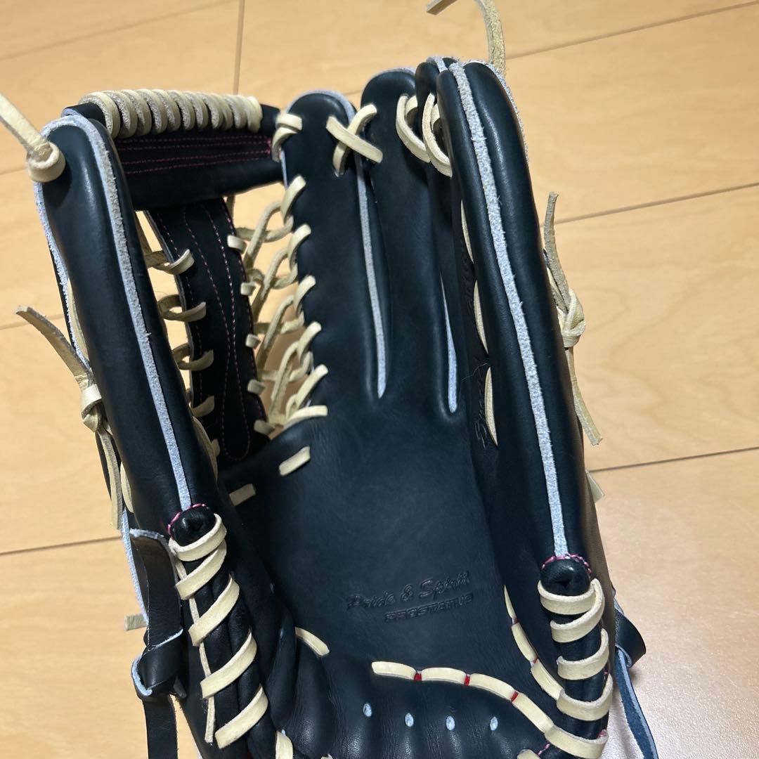 美品　ZETT 硬式　プロステ　外野手用　BPROG770S LH 中川モデル
