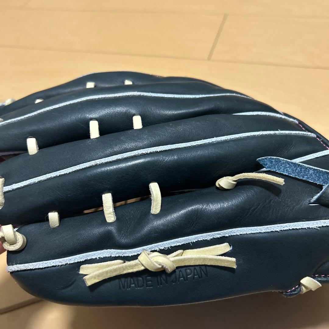 美品　ZETT 硬式　プロステ　外野手用　BPROG770S LH 中川モデル