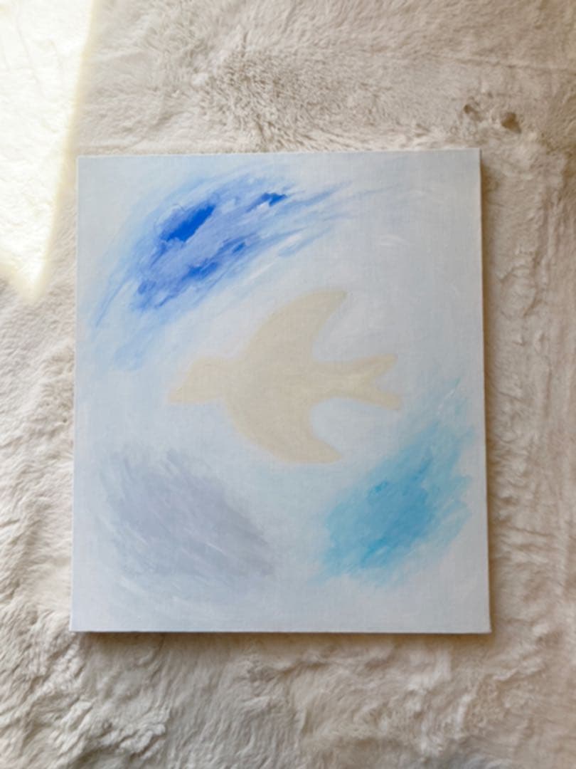 北欧/アート/インテリア/絵画/鳥　【風】