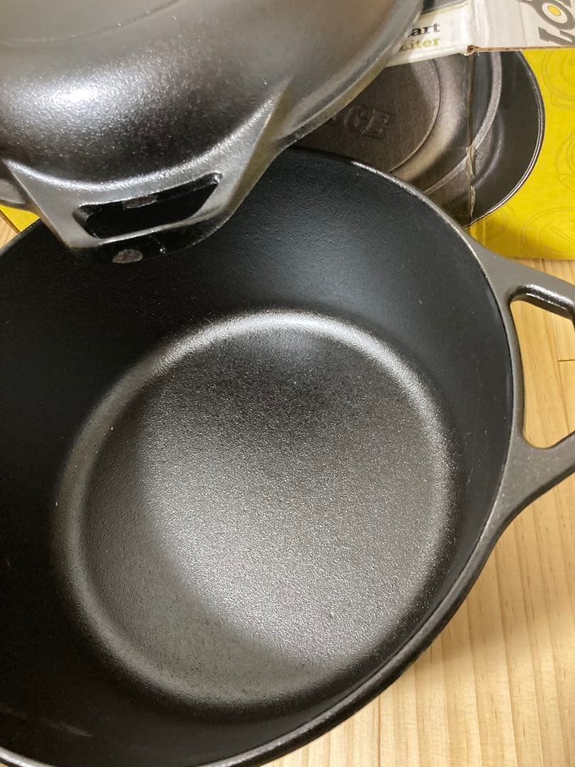 新品　ロッジ ダブルダッチオーヴン L8DD3　キャンプ　スキレット