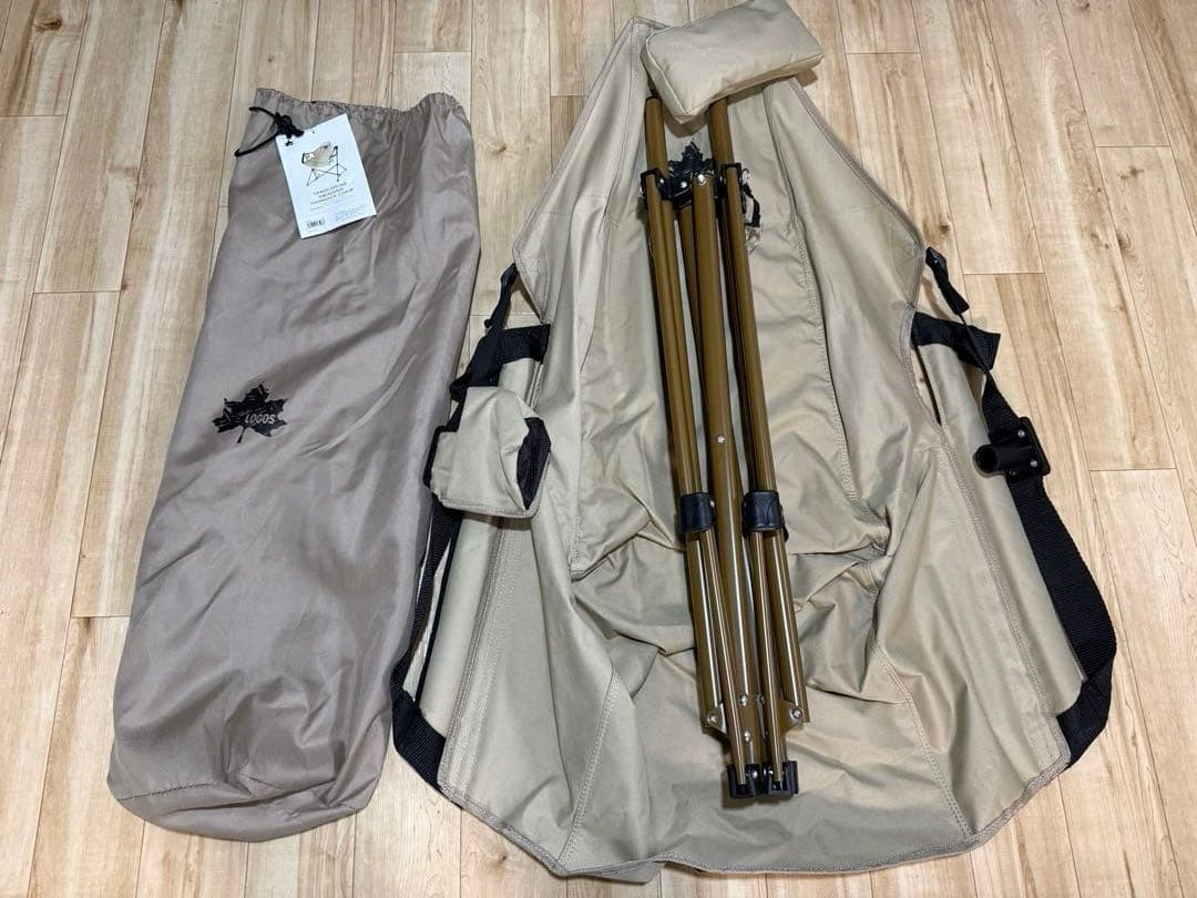 【新品　未使用】ハンモックチェア LOGOS アウトドア キャンプチェア