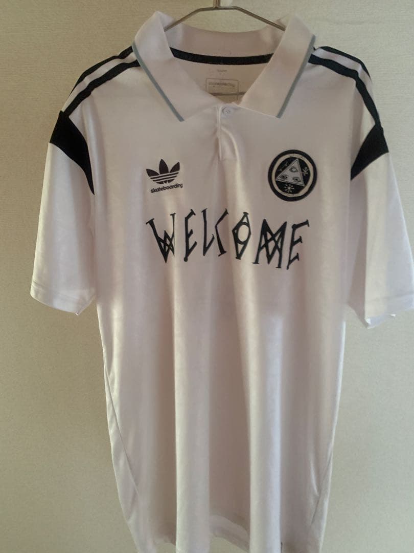 超希少 adidas x welcome skateboards ゲームシャツ