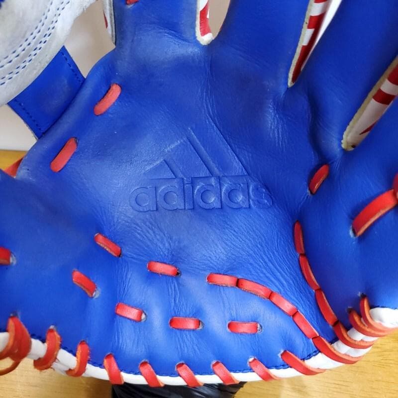 アディダス クレイジーパターン 限定トリコロールカラー 内野用 軟式グローブ