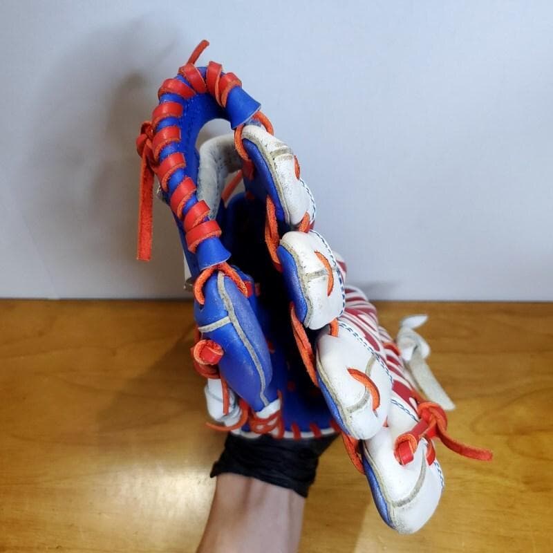 アディダス クレイジーパターン 限定トリコロールカラー 内野用 軟式グローブ