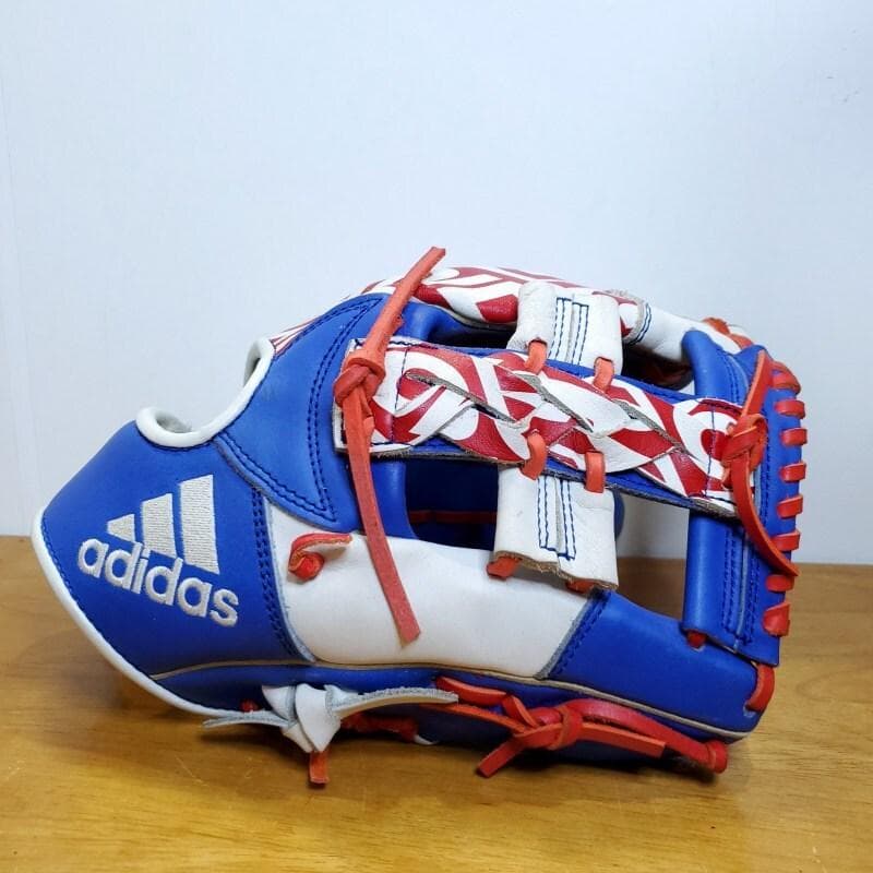 アディダス クレイジーパターン 限定トリコロールカラー 内野用 軟式グローブ