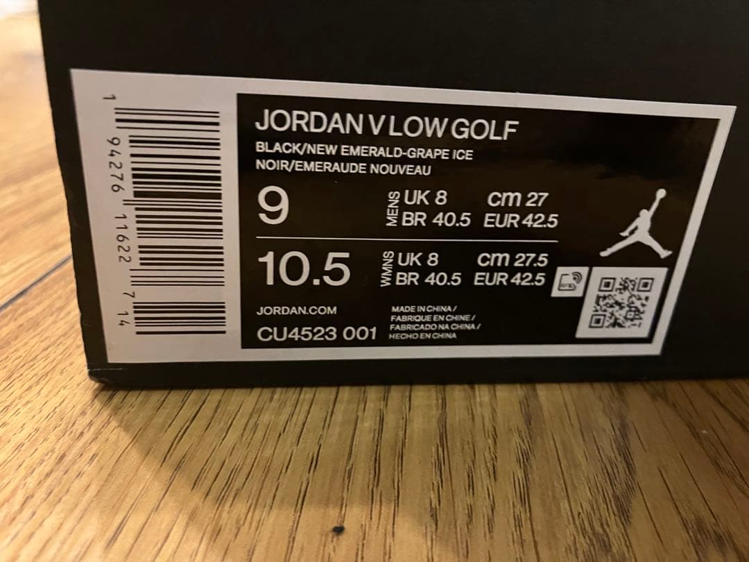シューズ(男性用) Jordan V Low Golf 10.5 (US)