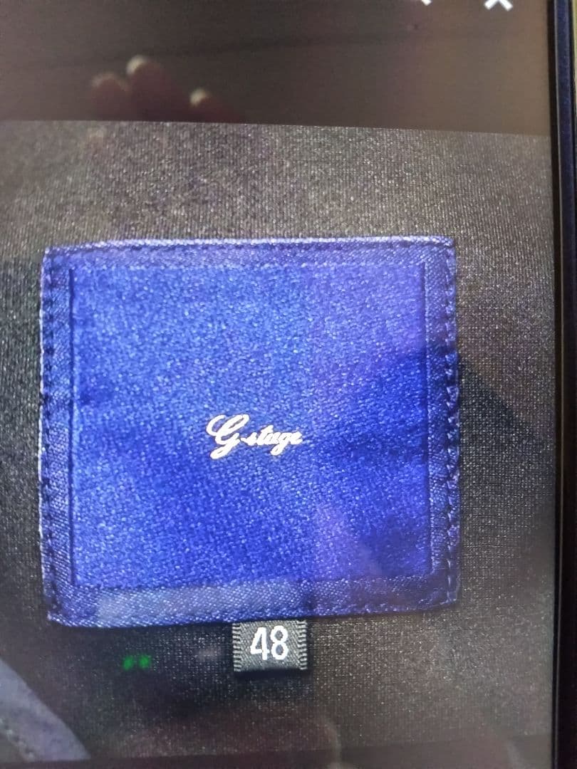 新品 ジーステージ スエード ジャージー パンツ (M) 黒 灰 ゴルフ