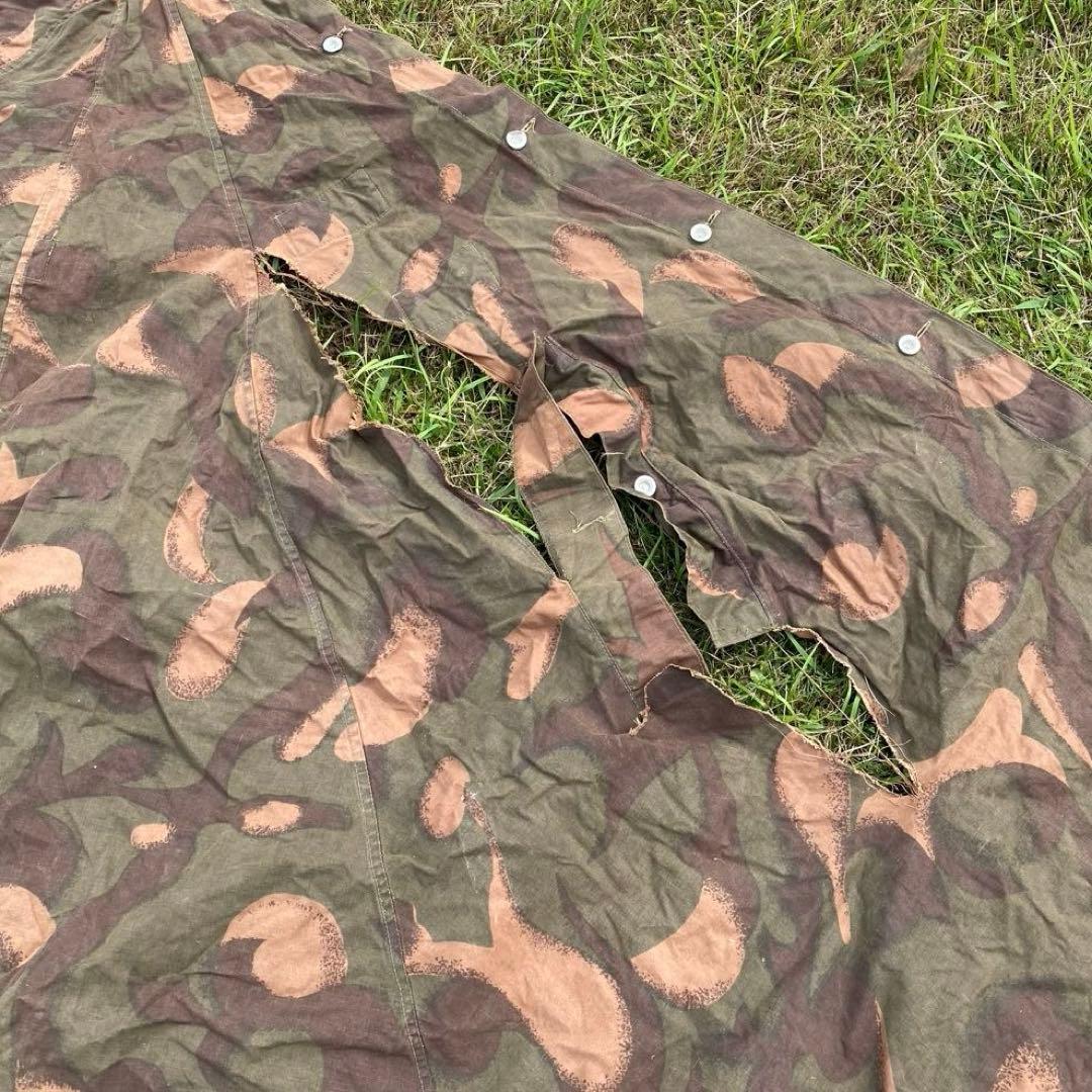 ハンガリー軍　軍幕　ポンチョ　１枚⑥　 迷彩　ハリケーンカモ　ミリタリー