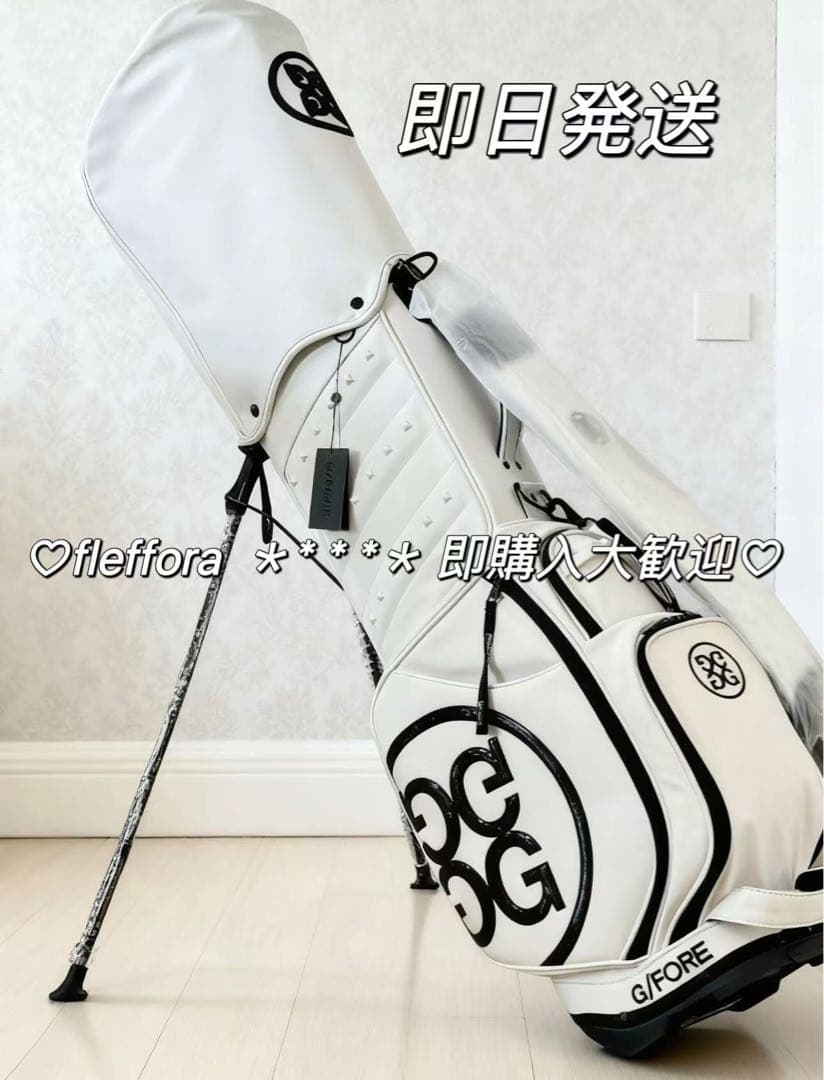 G/FORE GOLF ホワイト ゴルフバッグ・キャディバッグ 男女兼用