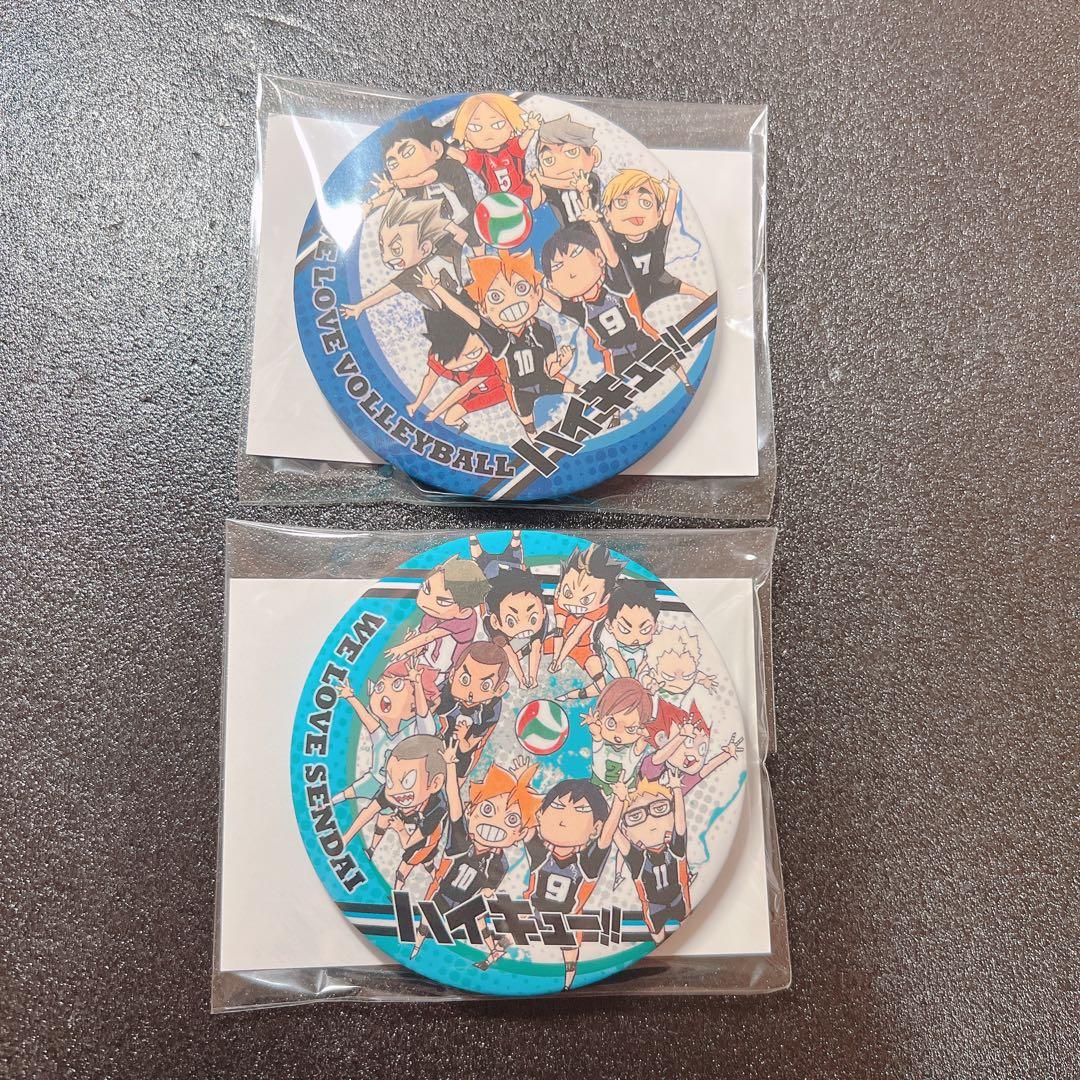 ハイキュー　原画展　ゲンガタイカン　缶バッジ　レア2種