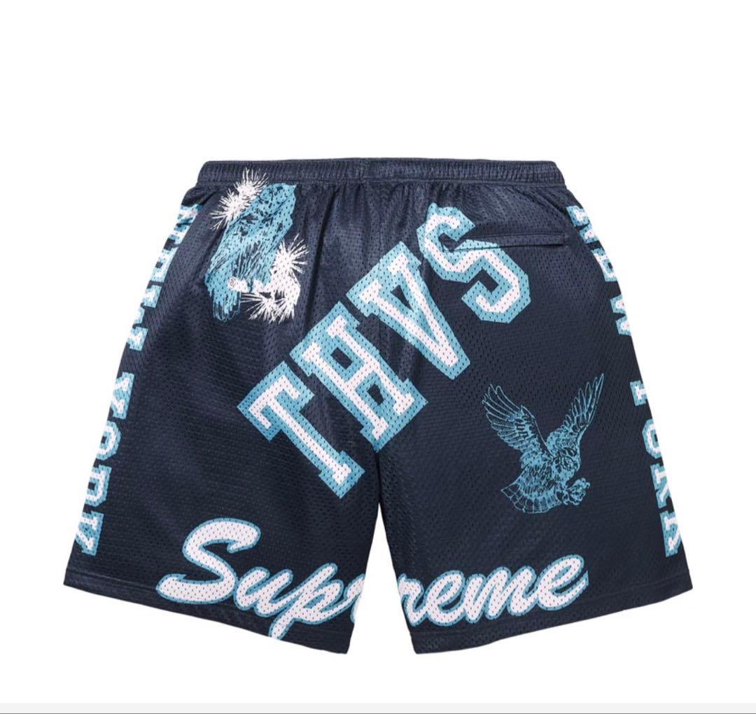 supreme Varsity Mesh Short ネイビー　Sサイズ