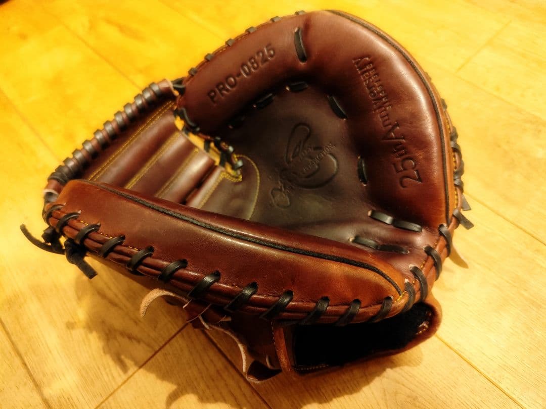 ハタケヤマ　HATAKEYAMA キャッチャーミット　試合での使用ナシ