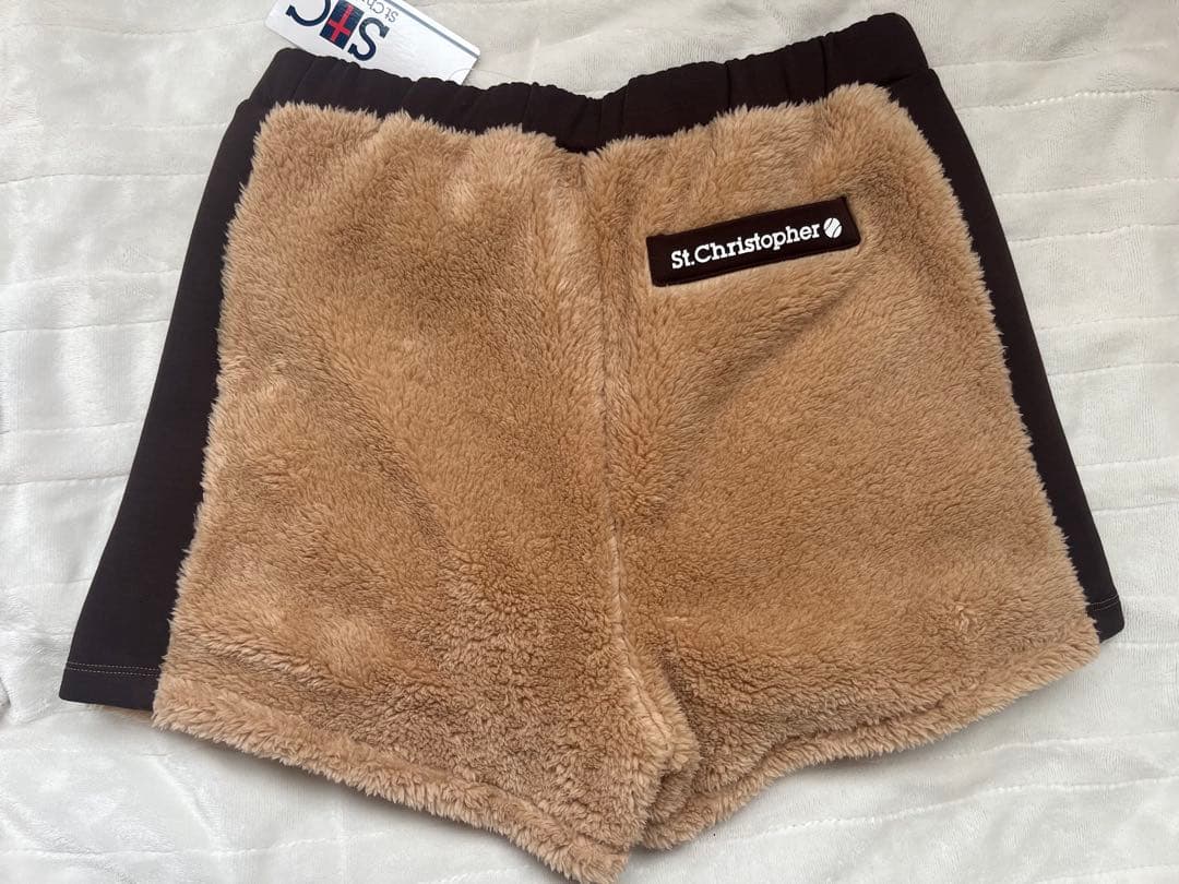 新品●セントクリストファー　2050秋冬フリース・ボア ショートパンツ●Ｌ