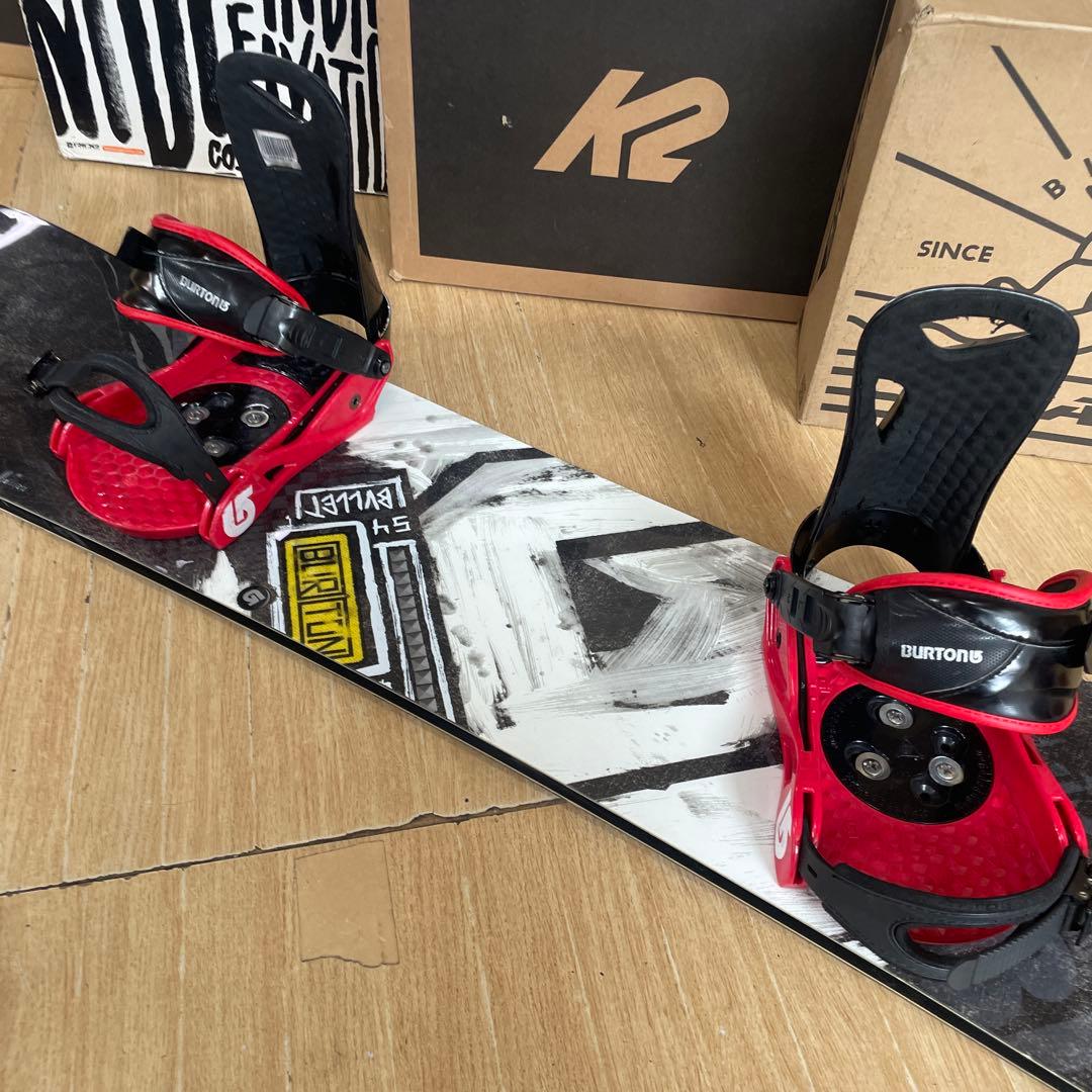 BURTON　バートンスノーボードセット　BULLET154㎝　バインディング付