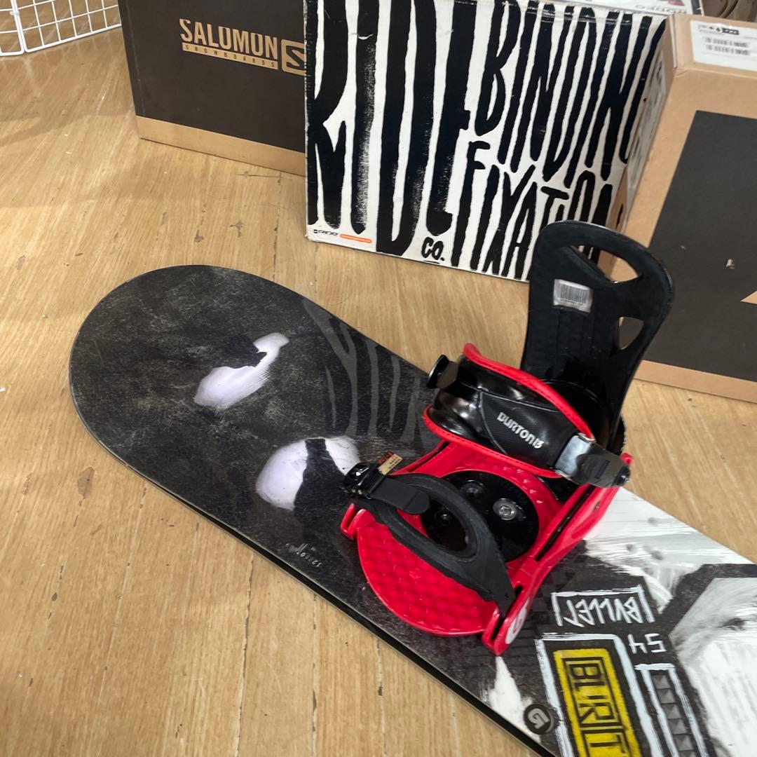 BURTON　バートンスノーボードセット　BULLET154㎝　バインディング付