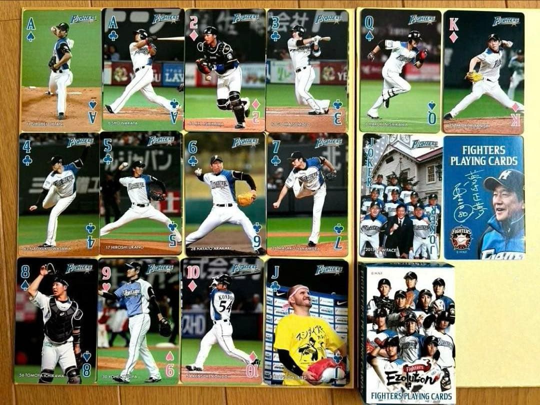 【貴重】大谷翔平（Ａ♠️ ）ファイターズファン感謝祭来場者限定特典トランプ非売品