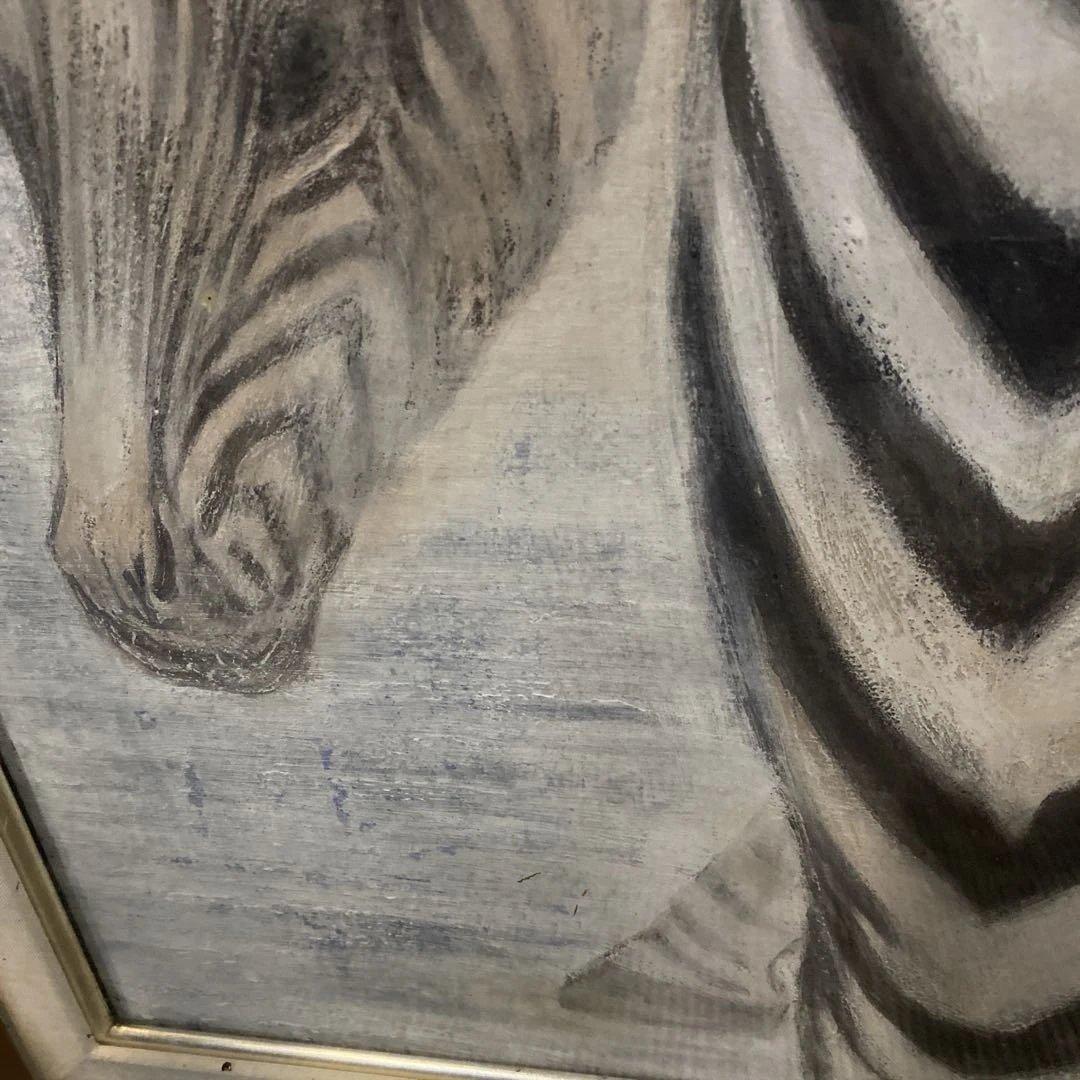 しまうまの絵　大型　作者不明