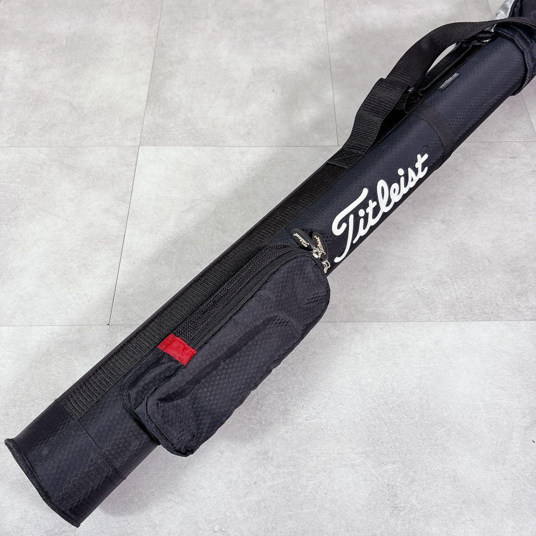 T454 Titleist タイトリスト ゴルフ クラブケース 筒型 黒 練習