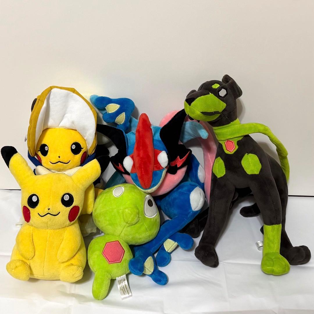 ポケモン　ぬいぐるみ　まとめ売り　5点　サトシゲッコウガ マダム・ピカチュウ