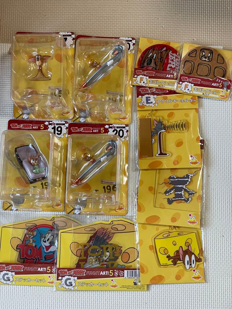 トムとジェリー ハッピーくじ5 A.E.F.G賞 まとめ売り