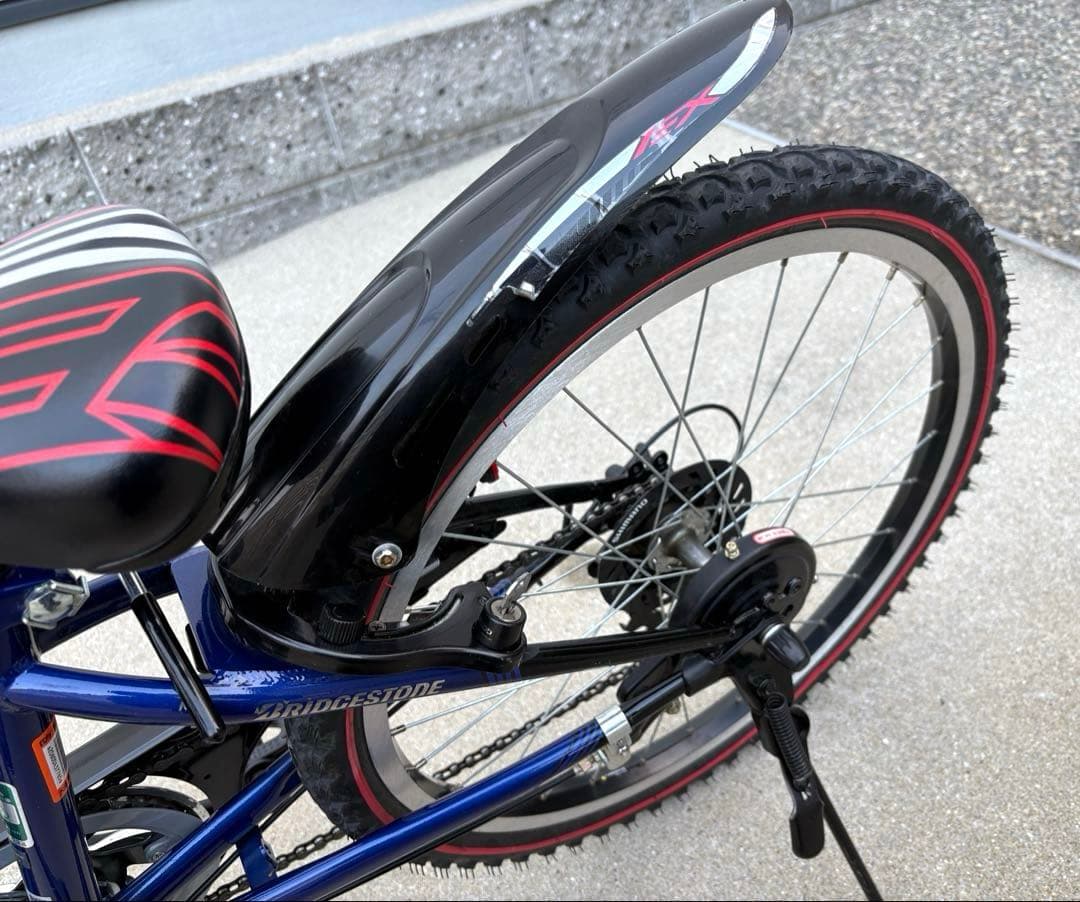 ブリヂストン22インチ　エクスプレスジュニア (外装６段変速） ブルー＆ブラック