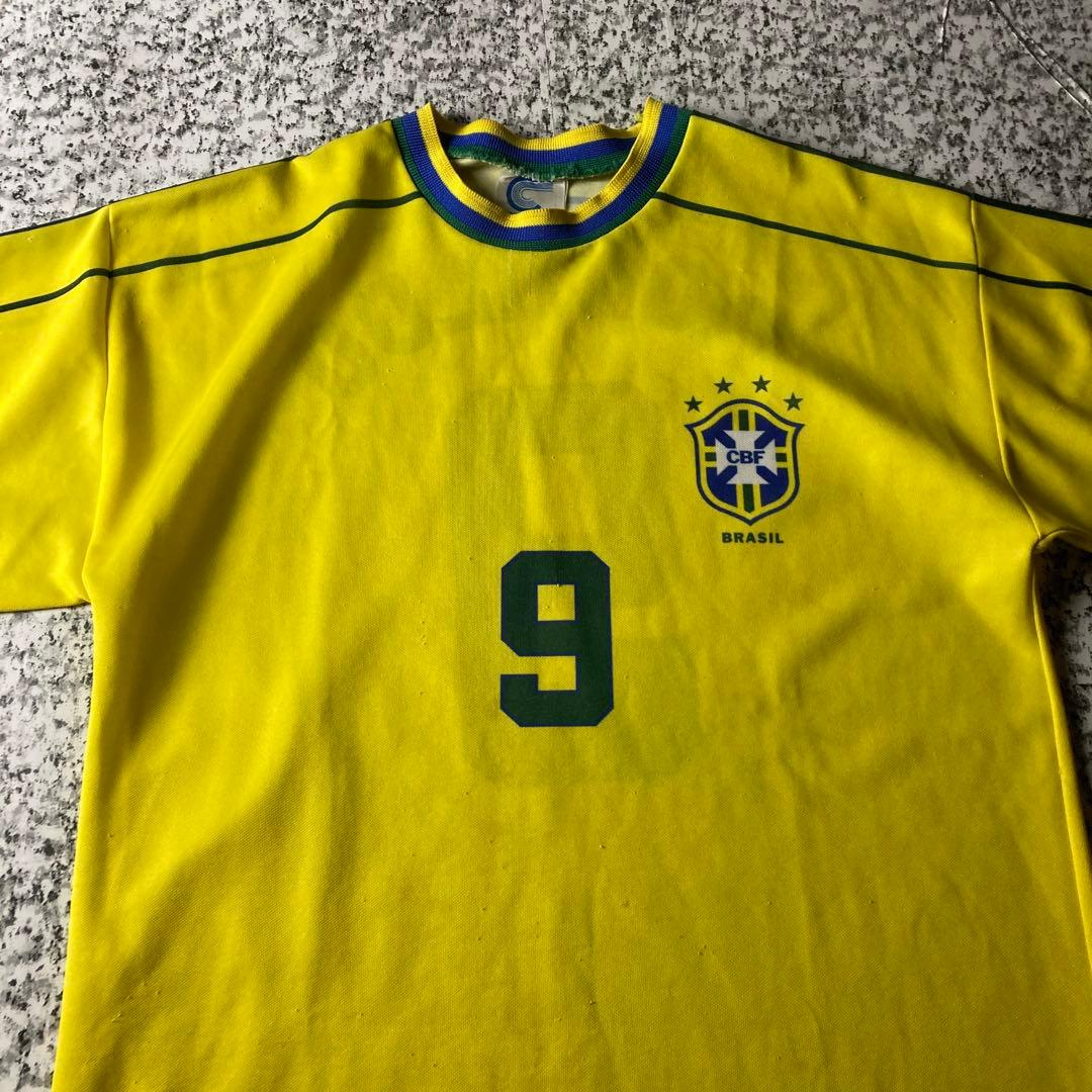 【90sオールド】ブラジル代表　ロナウド　ヴィンテージユニフォーム　CBF