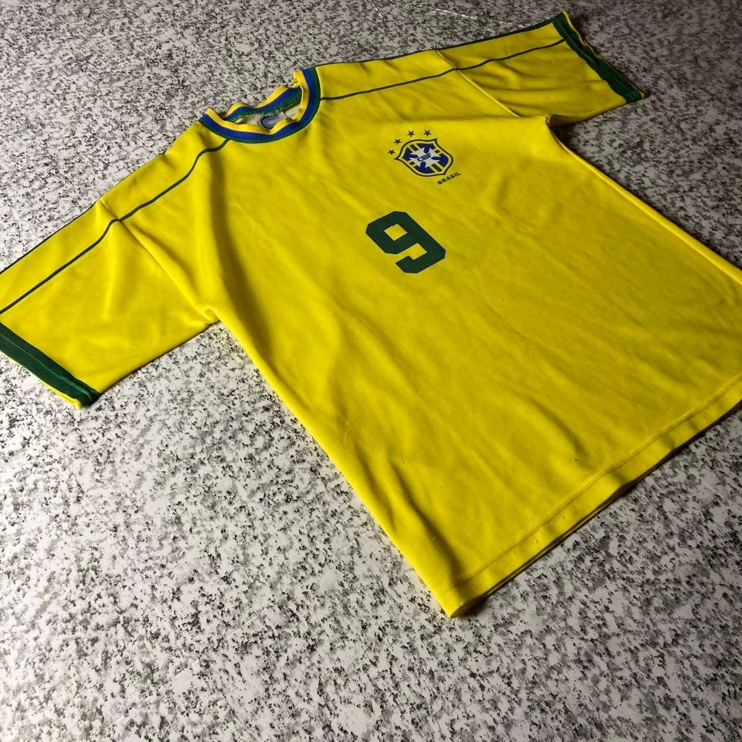 【90sオールド】ブラジル代表　ロナウド　ヴィンテージユニフォーム　CBF