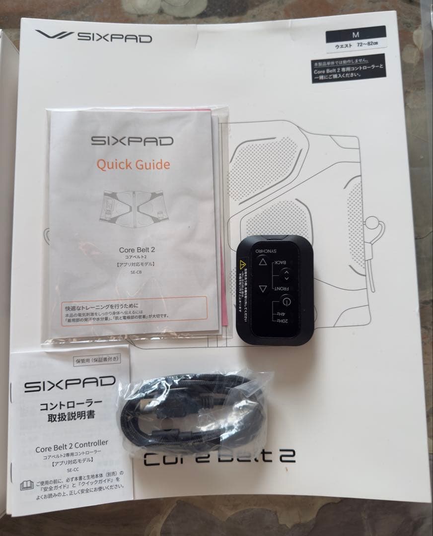SIXPAD Core Belt2 Mサイズ シックスパッド コアベルト2 美品