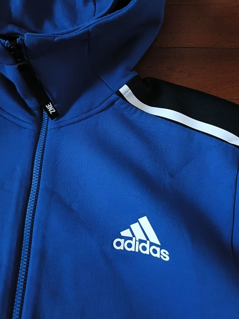 【メンズSサイズ】adidas Z.N.E. フルジップ フーディロイヤルブルー