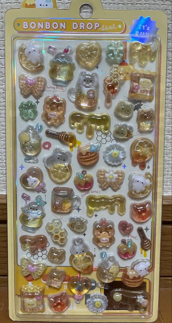 ボンボンドロップシール はちみつ　ゆにこん　にーはお　しまえな　正規品