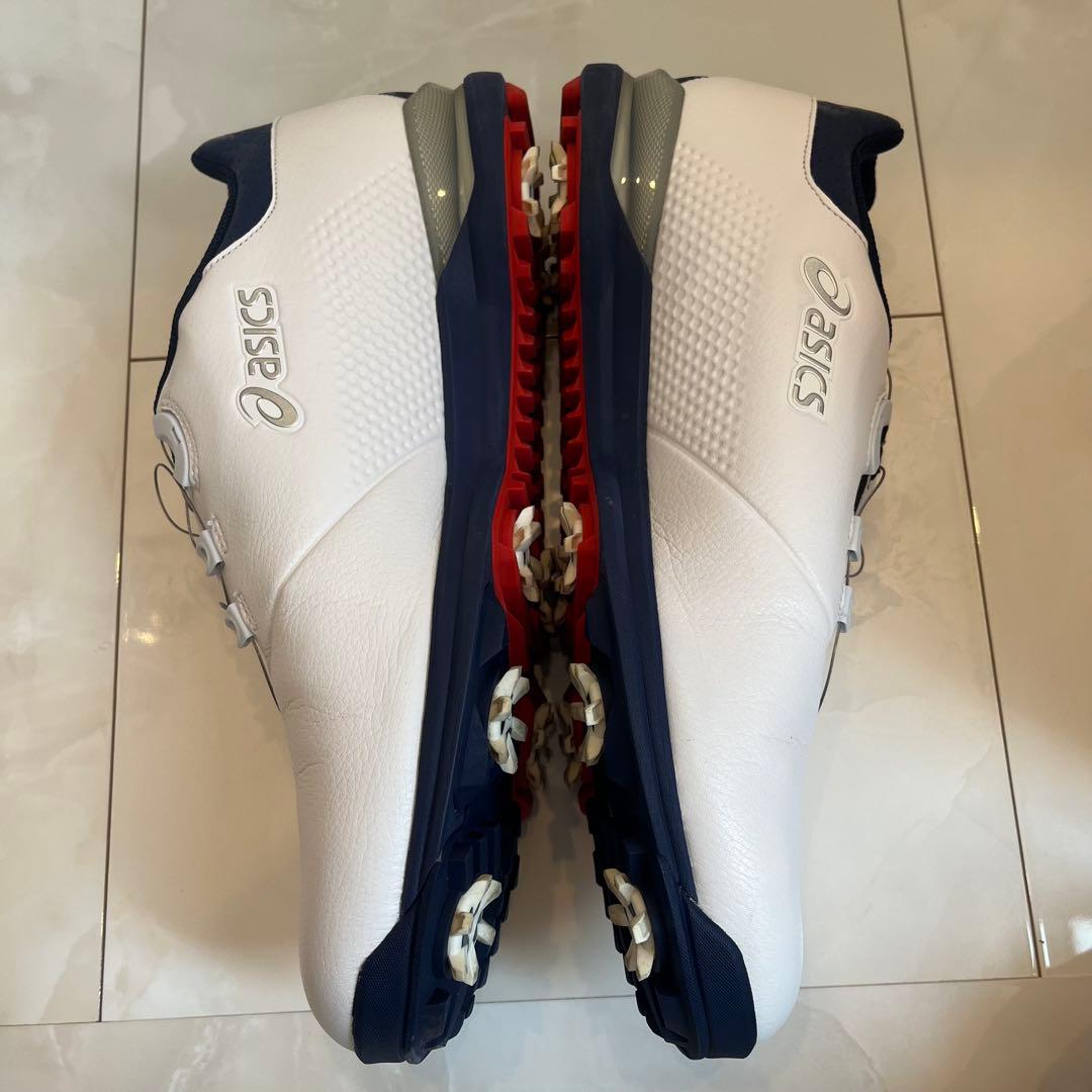 超美品★asics ゴルフシューズ　27.5cm
