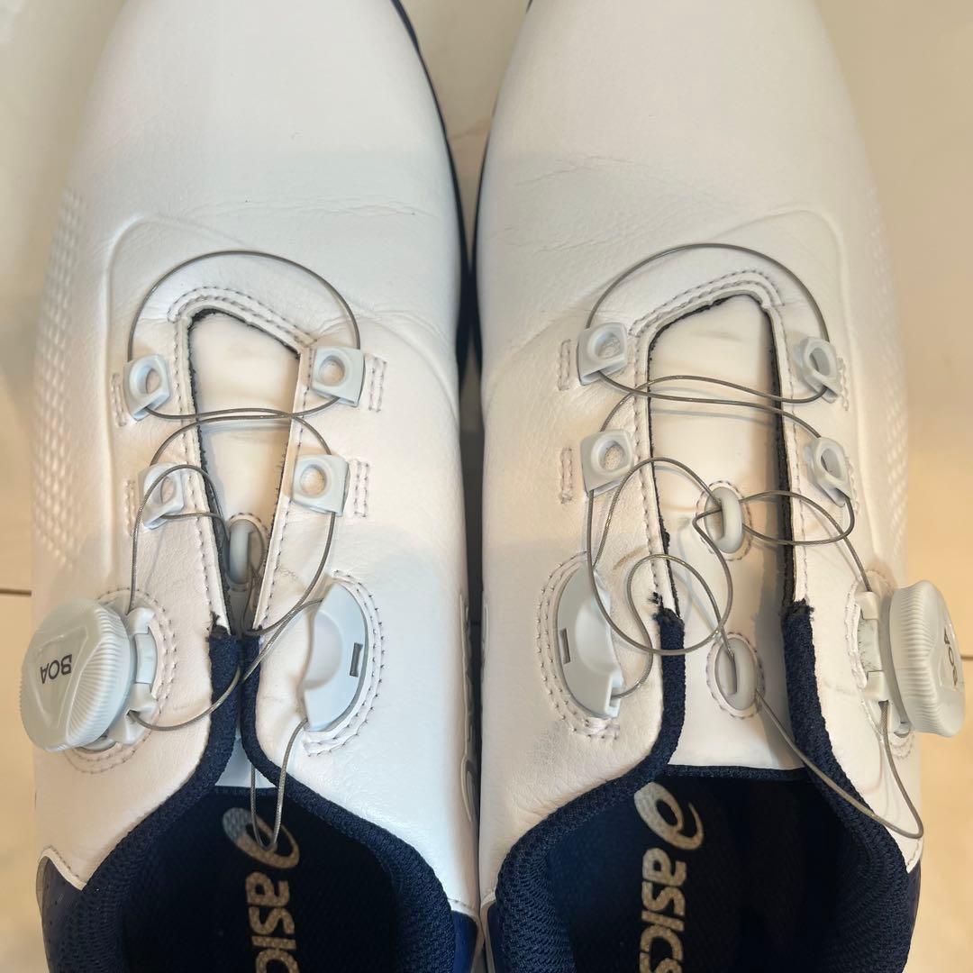 超美品★asics ゴルフシューズ　27.5cm
