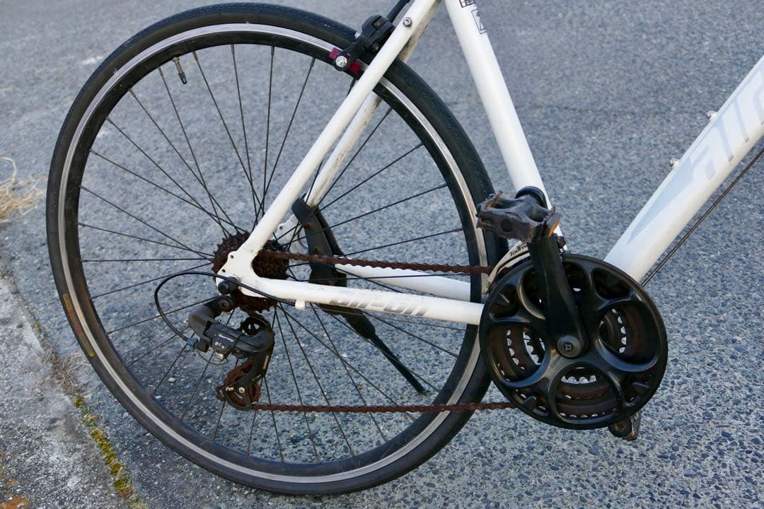 クロスバイク、サカモトテクノ エアーオン 21段変速12.2kg