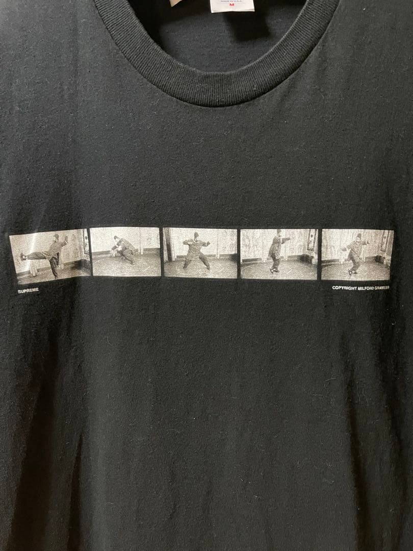 supreme Milford Graves Tee ブラック Tシャツ