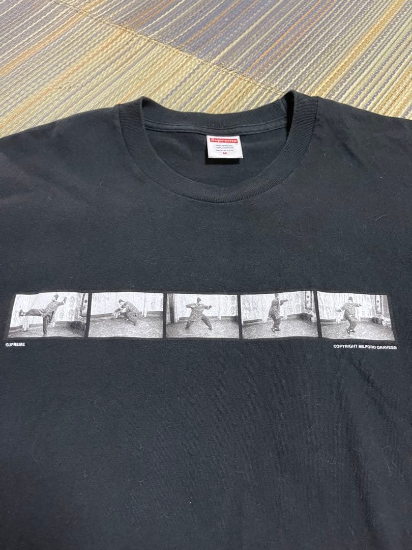 supreme Milford Graves Tee ブラック Tシャツ