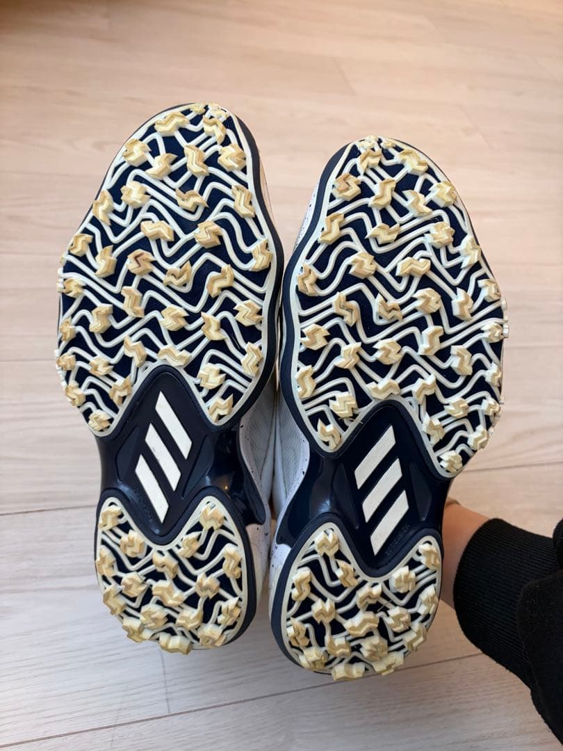 adidas CODECHAOS BOA ゴルフシューズ ホワイト　ネイビー