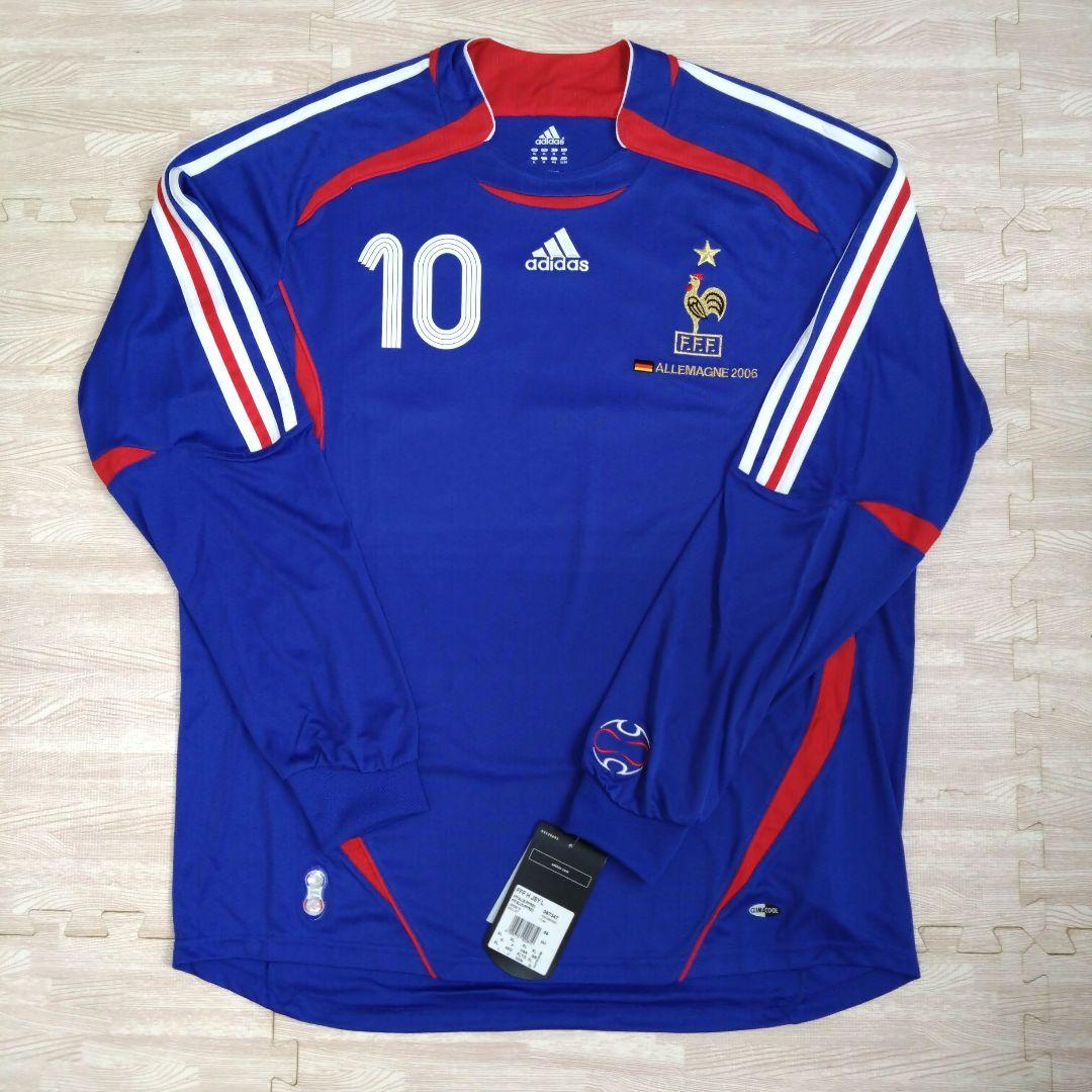 フランス代表　2006W杯モデル　アディダス正規品ユニフォーム　長袖　ホーム