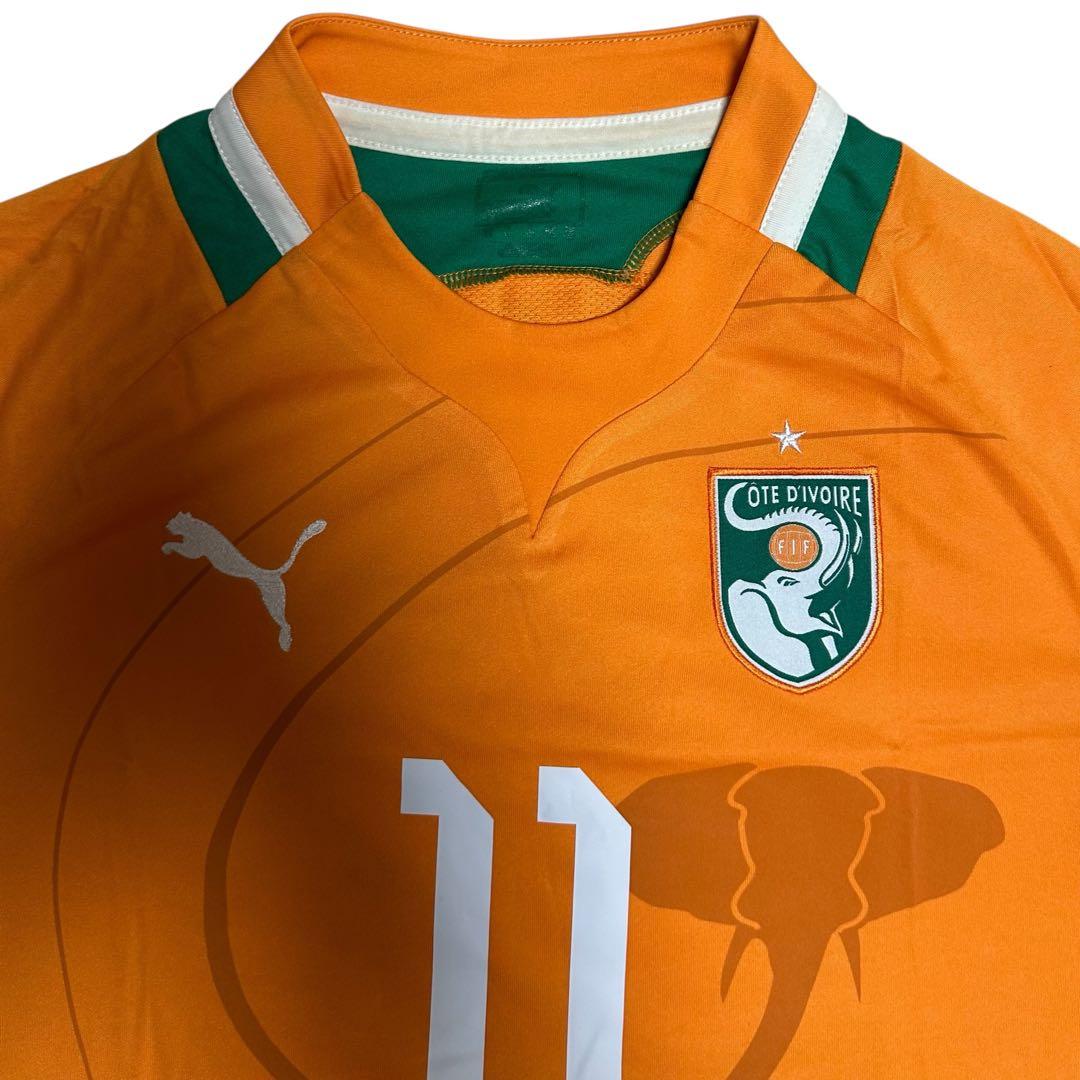 【Used】サッカーユニフォームコートジボワール代表 10/11オーセンティック