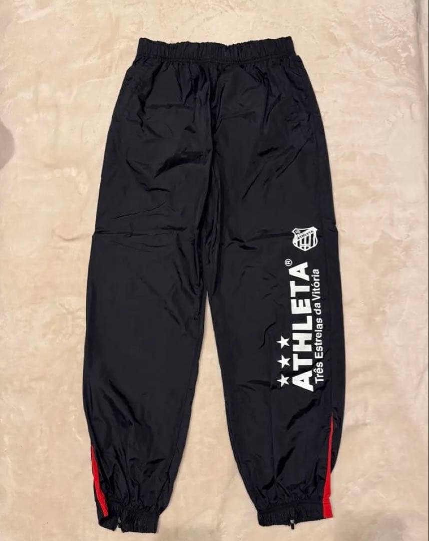 ATHLETA ピステ上下セット ブラック×レッド　L