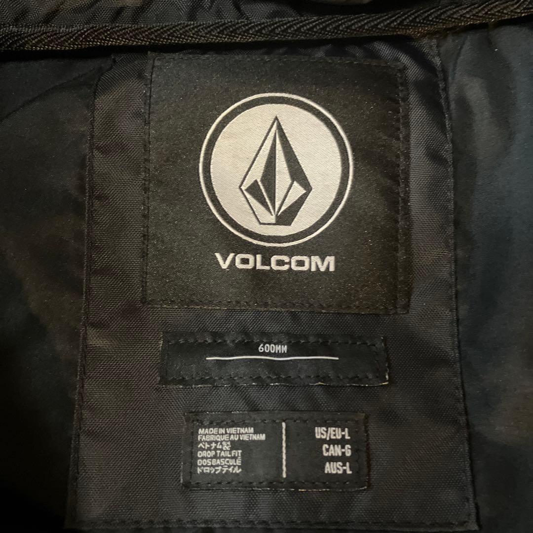 VOLCOM 600MM ブラック スノーボードベスト