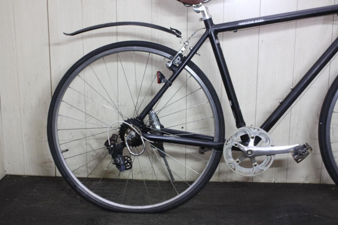 ぬ*様 あさひ製WEEKEND アルミ 700C 7速 510mm BLACK系