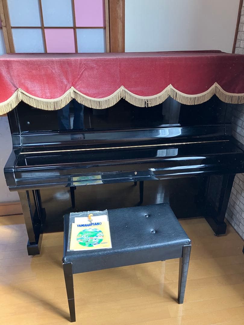 【良品】YAMAHA U3 Aアップライトピアノ椅子説明書カギ付きヤマハ　ピアノ