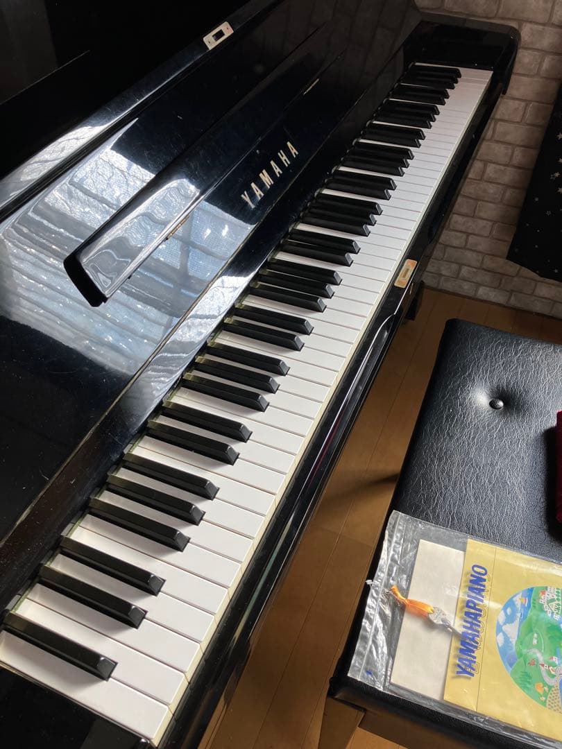 【良品】YAMAHA U3 Aアップライトピアノ椅子説明書カギ付きヤマハ　ピアノ