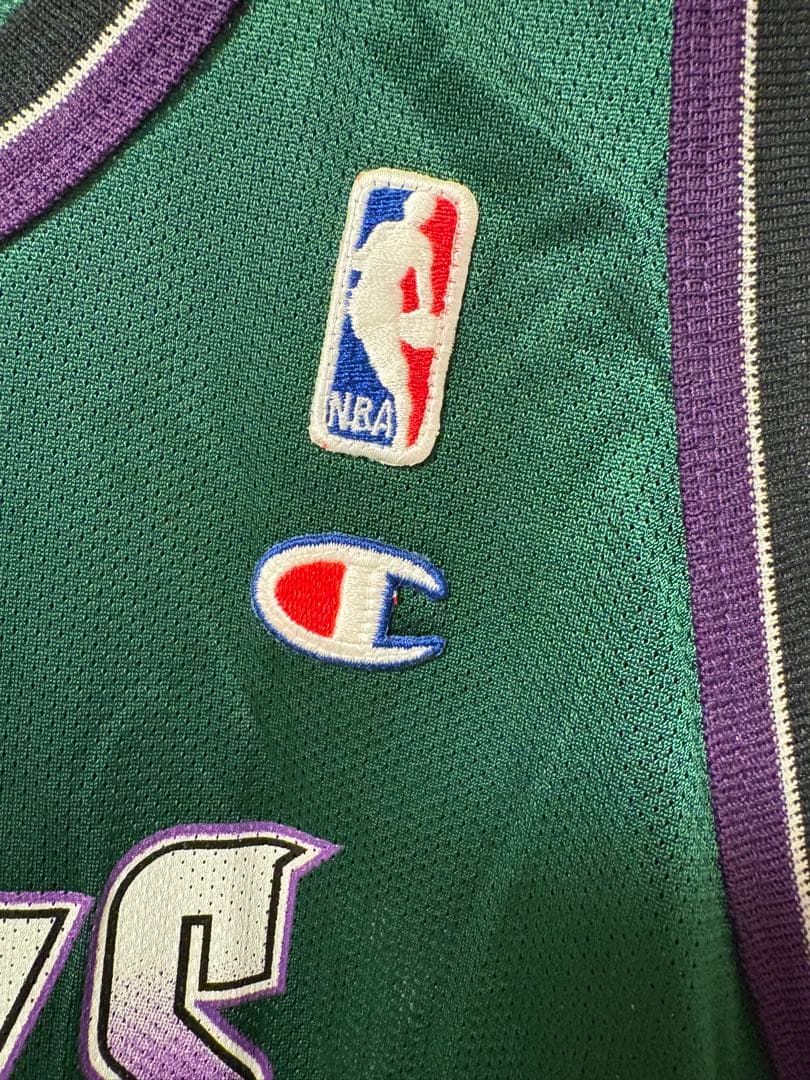 90s USA製 Champion NBA BUCKS #13 XL タグ付き