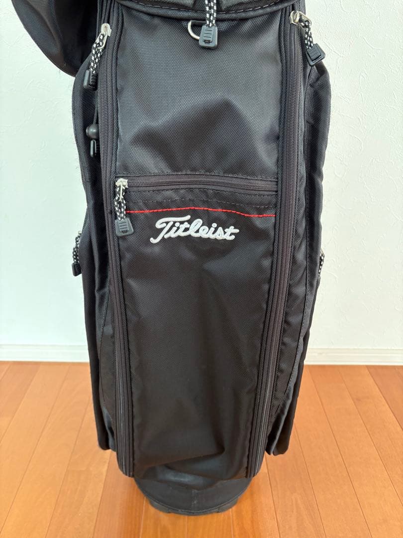 Titleist ゴルフバッグ 黒 赤
