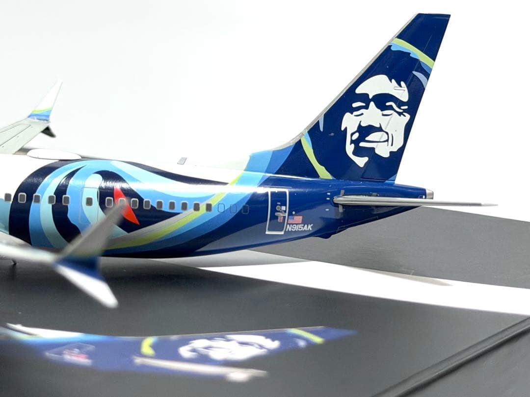 Gemini 1/200 B737 MAX9 シアトル・クラーケン アラスカ航空