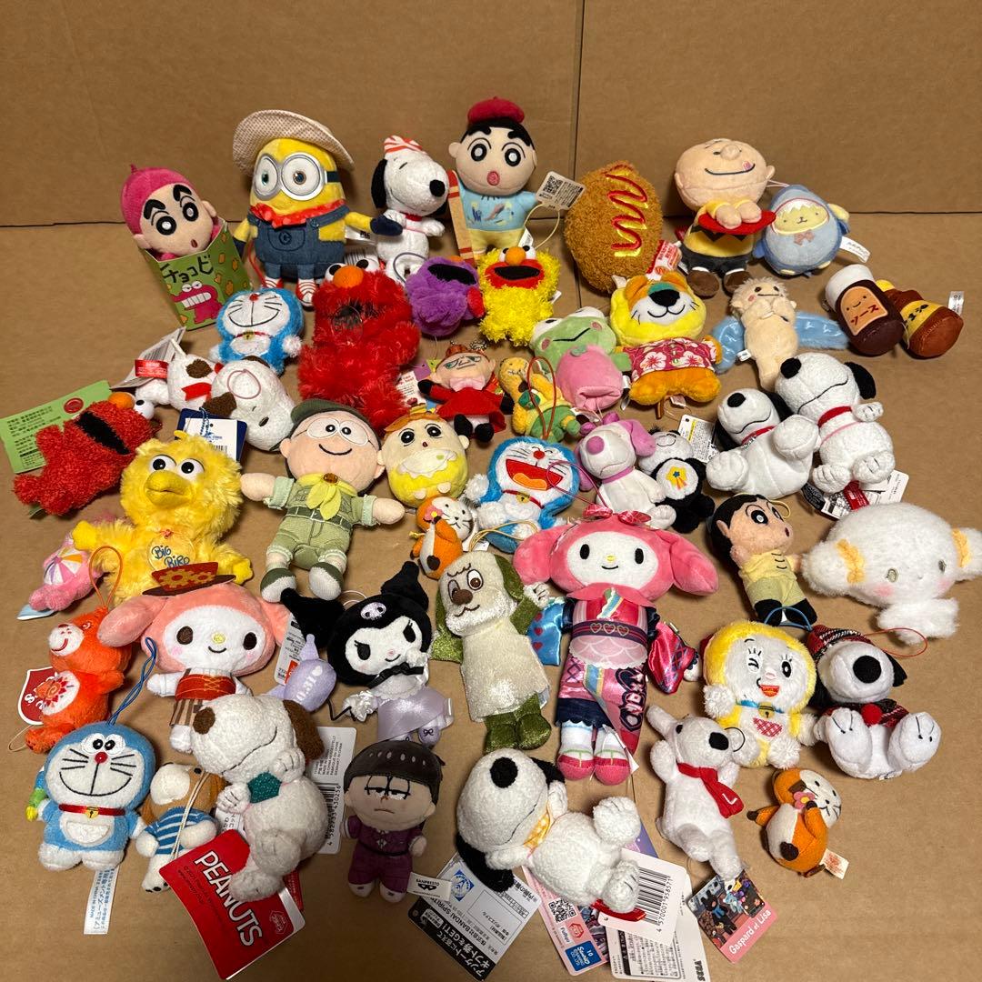 ディズニー　サンリオなど　キャラクター　マスコット　ぬいぐるみ　まとめ売り
