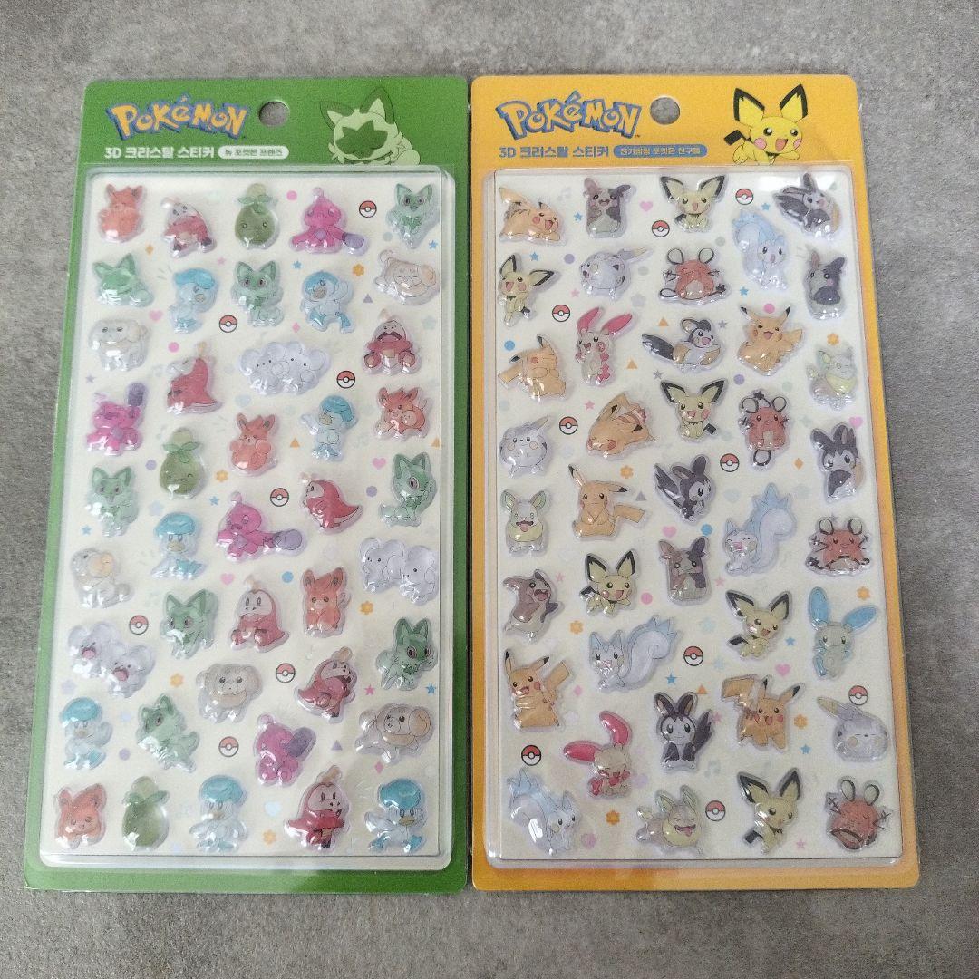 韓国正規品 ボンボンドロップシール ボンドロ ポケモン クレヨンしんちゃん
