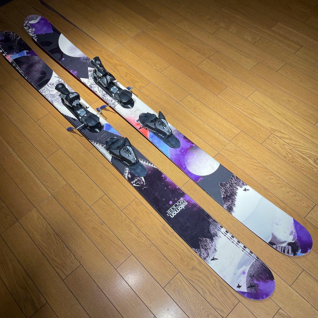 【値下げ】salomonサロモンROCKER2 122 金具セット　パウダー